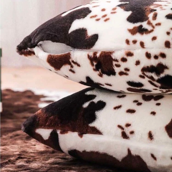 Faux Cow Print Cushion Cover (Case Only) - Picture 3 of 10